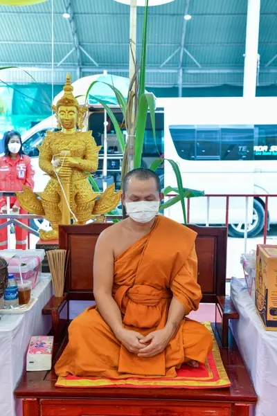 ประมวลภาพพิธีบวงสรวงและมอบเหรียญเสมา วัดจุฬามณี ปี ๒๕๖๕