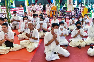 ประมวลภาพพิธีบวงสรวงและมอบเหรียญเสมา วัดจุฬามณี ปี ๒๕๖๕
