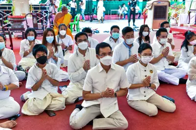ประมวลภาพพิธีบวงสรวงและมอบเหรียญเสมา วัดจุฬามณี ปี ๒๕๖๕