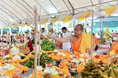ประมวลภาพพิธีบวงสรวงและมอบเหรียญเสมา วัดจุฬามณี ปี ๒๕๖๕