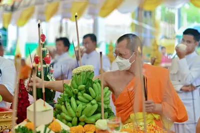 ประมวลภาพพิธีบวงสรวงและมอบเหรียญเสมา วัดจุฬามณี ปี ๒๕๖๕