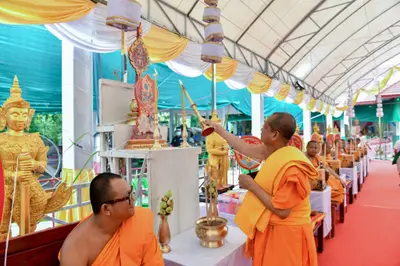 ประมวลภาพพิธีบวงสรวงและมอบเหรียญเสมา วัดจุฬามณี ปี ๒๕๖๕