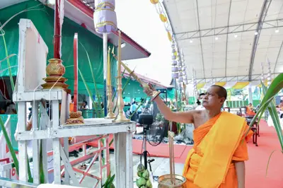 ประมวลภาพพิธีบวงสรวงและมอบเหรียญเสมา วัดจุฬามณี ปี ๒๕๖๕