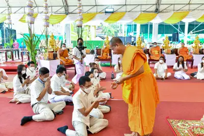 ประมวลภาพพิธีบวงสรวงและมอบเหรียญเสมา วัดจุฬามณี ปี ๒๕๖๕