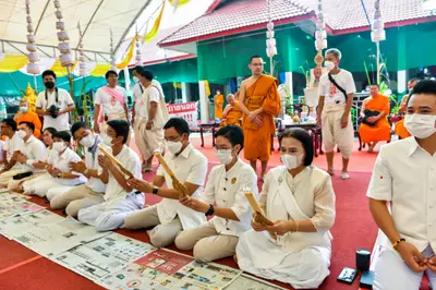 ประมวลภาพพิธีบวงสรวงและมอบเหรียญเสมา วัดจุฬามณี ปี ๒๕๖๕