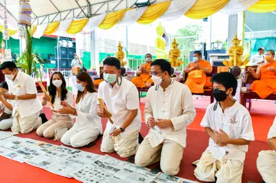 ประมวลภาพพิธีบวงสรวงและมอบเหรียญเสมา วัดจุฬามณี ปี ๒๕๖๕