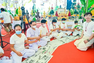 ประมวลภาพพิธีบวงสรวงและมอบเหรียญเสมา วัดจุฬามณี ปี ๒๕๖๕