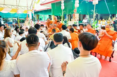 ประมวลภาพพิธีบวงสรวงและมอบเหรียญเสมา วัดจุฬามณี ปี ๒๕๖๕