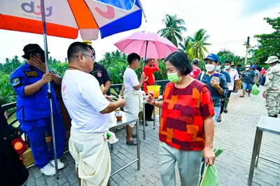 ประมวลภาพพิธีบวงสรวงและมอบเหรียญเสมา วัดจุฬามณี ปี ๒๕๖๕