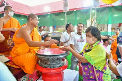 ประมวลภาพพิธีบวงสรวงและมอบเหรียญเสมา วัดจุฬามณี ปี ๒๕๖๕
