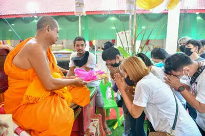 ประมวลภาพพิธีบวงสรวงและมอบเหรียญเสมา วัดจุฬามณี ปี ๒๕๖๕