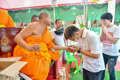 ประมวลภาพพิธีบวงสรวงและมอบเหรียญเสมา วัดจุฬามณี ปี ๒๕๖๕