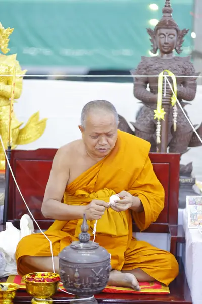 ประมวลภาพพิธีสวดนพเคราะห์และพุทธาภิเษกวัตถุมงคล วัดจุฬามณี ปี ๒๕๖๕