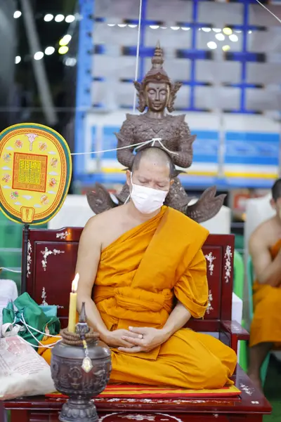 ประมวลภาพพิธีสวดนพเคราะห์และพุทธาภิเษกวัตถุมงคล วัดจุฬามณี ปี ๒๕๖๕