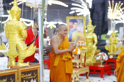 ประมวลภาพพิธีสวดนพเคราะห์และพุทธาภิเษกวัตถุมงคล วัดจุฬามณี ปี ๒๕๖๕