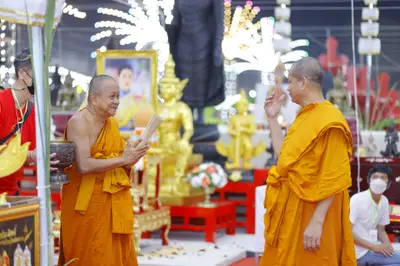 ประมวลภาพพิธีสวดนพเคราะห์และพุทธาภิเษกวัตถุมงคล วัดจุฬามณี ปี ๒๕๖๕