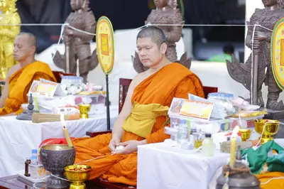 ประมวลภาพพิธีสวดนพเคราะห์และพุทธาภิเษกวัตถุมงคล วัดจุฬามณี ปี ๒๕๖๕