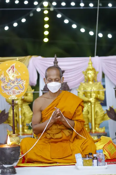ประมวลภาพพิธีสวดนพเคราะห์และพุทธาภิเษกวัตถุมงคล วัดจุฬามณี ปี ๒๕๖๕