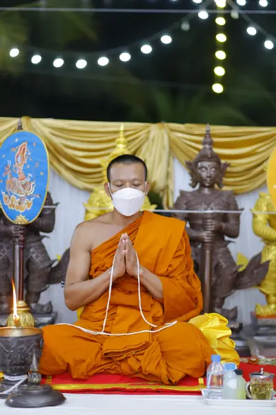 ประมวลภาพพิธีสวดนพเคราะห์และพุทธาภิเษกวัตถุมงคล วัดจุฬามณี ปี ๒๕๖๕