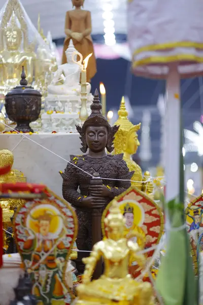 ประมวลภาพพิธีสวดนพเคราะห์และพุทธาภิเษกวัตถุมงคล วัดจุฬามณี ปี ๒๕๖๕