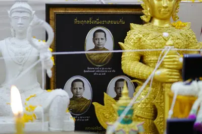ประมวลภาพพิธีสวดนพเคราะห์และพุทธาภิเษกวัตถุมงคล วัดจุฬามณี ปี ๒๕๖๕