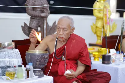 ประมวลภาพพิธีสวดนพเคราะห์และพุทธาภิเษกวัตถุมงคล วัดจุฬามณี ปี ๒๕๖๕