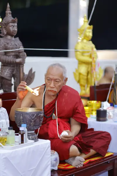 ประมวลภาพพิธีสวดนพเคราะห์และพุทธาภิเษกวัตถุมงคล วัดจุฬามณี ปี ๒๕๖๕