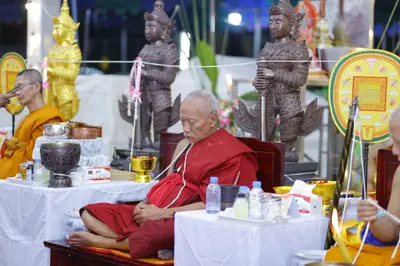 ประมวลภาพพิธีสวดนพเคราะห์และพุทธาภิเษกวัตถุมงคล วัดจุฬามณี ปี ๒๕๖๕