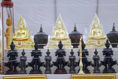 ประมวลภาพพิธีสวดนพเคราะห์และพุทธาภิเษกวัตถุมงคล วัดจุฬามณี ปี ๒๕๖๕