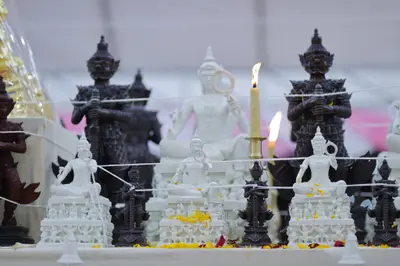 ประมวลภาพพิธีสวดนพเคราะห์และพุทธาภิเษกวัตถุมงคล วัดจุฬามณี ปี ๒๕๖๕