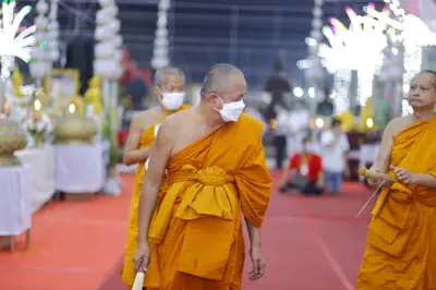 ประมวลภาพพิธีสวดนพเคราะห์และพุทธาภิเษกวัตถุมงคล วัดจุฬามณี ปี ๒๕๖๕