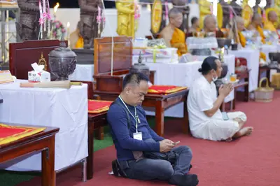 ประมวลภาพพิธีสวดนพเคราะห์และพุทธาภิเษกวัตถุมงคล วัดจุฬามณี ปี ๒๕๖๕
