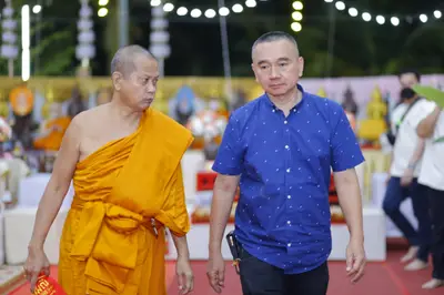 ประมวลภาพพิธีสวดนพเคราะห์และพุทธาภิเษกวัตถุมงคล วัดจุฬามณี ปี ๒๕๖๕