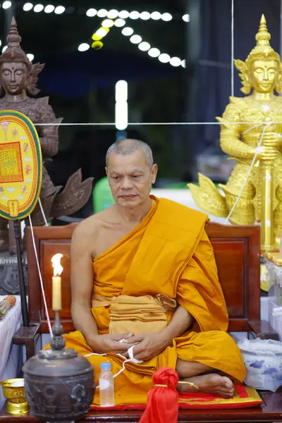 ประมวลภาพพิธีสวดนพเคราะห์และพุทธาภิเษกวัตถุมงคล วัดจุฬามณี ปี ๒๕๖๕