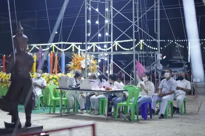 ประมวลภาพพิธีสวดนพเคราะห์และพุทธาภิเษกวัตถุมงคล วัดจุฬามณี ปี ๒๕๖๕