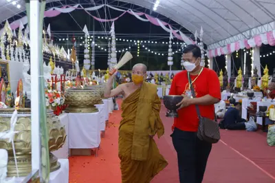 ประมวลภาพพิธีสวดนพเคราะห์และพุทธาภิเษกวัตถุมงคล วัดจุฬามณี ปี ๒๕๖๕