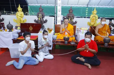 ประมวลภาพพิธีสวดนพเคราะห์และพุทธาภิเษกวัตถุมงคล วัดจุฬามณี ปี ๒๕๖๕