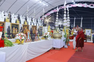 ประมวลภาพพิธีสวดนพเคราะห์และพุทธาภิเษกวัตถุมงคล วัดจุฬามณี ปี ๒๕๖๕