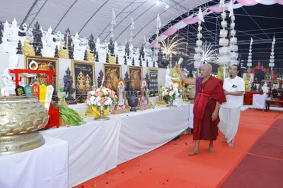 ประมวลภาพพิธีสวดนพเคราะห์และพุทธาภิเษกวัตถุมงคล วัดจุฬามณี ปี ๒๕๖๕