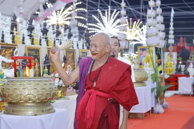ประมวลภาพพิธีสวดนพเคราะห์และพุทธาภิเษกวัตถุมงคล วัดจุฬามณี ปี ๒๕๖๕