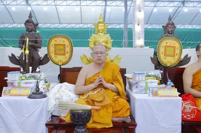 ประมวลภาพพิธีสวดนพเคราะห์และพุทธาภิเษกวัตถุมงคล วัดจุฬามณี ปี ๒๕๖๕
