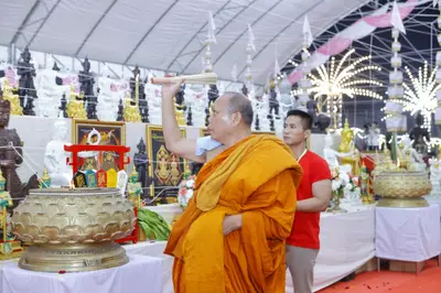 ประมวลภาพพิธีสวดนพเคราะห์และพุทธาภิเษกวัตถุมงคล วัดจุฬามณี ปี ๒๕๖๕