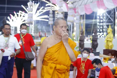 ประมวลภาพพิธีสวดนพเคราะห์และพุทธาภิเษกวัตถุมงคล วัดจุฬามณี ปี ๒๕๖๕