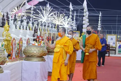 ประมวลภาพพิธีสวดนพเคราะห์และพุทธาภิเษกวัตถุมงคล วัดจุฬามณี ปี ๒๕๖๕