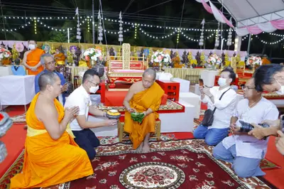 ประมวลภาพพิธีสวดนพเคราะห์และพุทธาภิเษกวัตถุมงคล วัดจุฬามณี ปี ๒๕๖๕