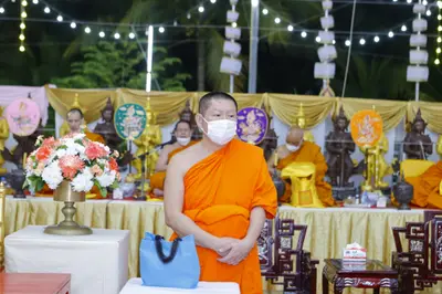 ประมวลภาพพิธีสวดนพเคราะห์และพุทธาภิเษกวัตถุมงคล วัดจุฬามณี ปี ๒๕๖๕