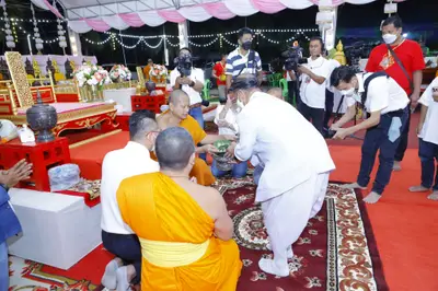 ประมวลภาพพิธีสวดนพเคราะห์และพุทธาภิเษกวัตถุมงคล วัดจุฬามณี ปี ๒๕๖๕