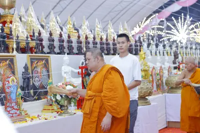 ประมวลภาพพิธีสวดนพเคราะห์และพุทธาภิเษกวัตถุมงคล วัดจุฬามณี ปี ๒๕๖๕