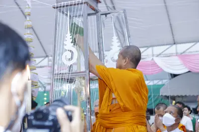 ประมวลภาพพิธีสวดนพเคราะห์และพุทธาภิเษกวัตถุมงคล วัดจุฬามณี ปี ๒๕๖๕