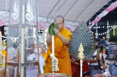 ประมวลภาพพิธีสวดนพเคราะห์และพุทธาภิเษกวัตถุมงคล วัดจุฬามณี ปี ๒๕๖๕